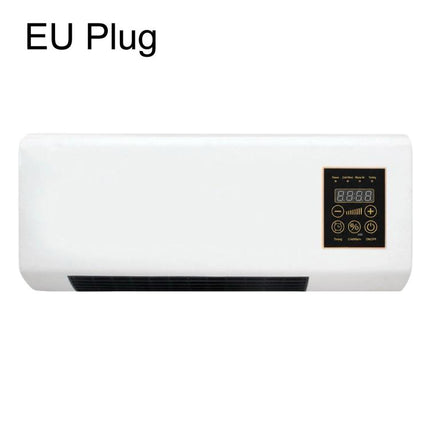 Wall Mounted Air Conditioner Fan Household Cooling & Heating Fan Electric Heater, EU Plug, UK Plug, US 110V 2-Pin Plug, US 110V 3-Pin Plug, AU Plug, Natural Gentle Breeze US 3-Pin Plug