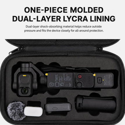 For DJI Osmo Pocket 4P Carrying Case Hard Shell Waterproof Storage Bag With Strap