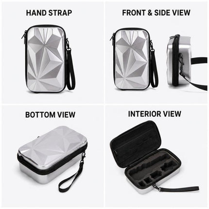 For DJI Osmo Pocket 4P Carrying Case Hard Shell Waterproof Storage Bag With Strap