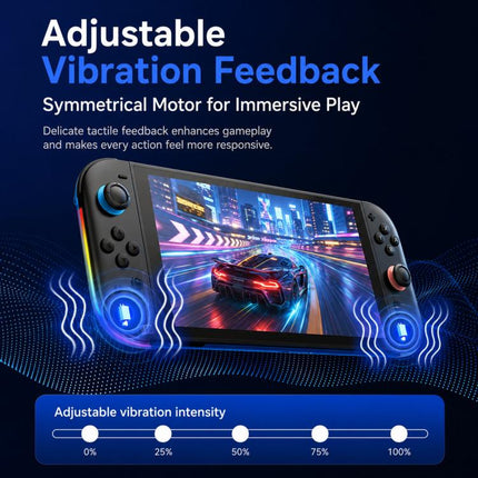 JOY-06 Magnetic Wireless Controllers For Switch 2 With Carbon Film Joysticks, 9-Axis Gyro, One-Key Wake-Up