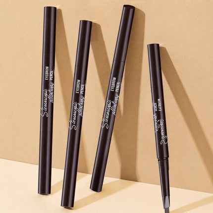 MYONLY Dual-Ended Eyebrow Pencil Set with Spoolie Brush, 3pcs Black, 3pcs Light Coffee, 3pcs Medium Coffee, 3pcs Grey, 3pcs Deep Coffee, 3pcs Black+Light Coffee+Deep Coffee, 3pcs Black+Light Coffee+Grey, 3pcs Black+Medium+Grey, 3pcs Black+Grey+Deep Cof...