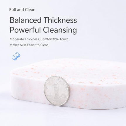 MYONLY Soft PVA Facial Cleansing Sponge with Lanyard and Travel Case Gentle Exfoliating Face Washing Sponge, 15T Seaweed, 15T Pearl, 15T Walnut, 15T Bamboo Charcoal, 15T Wood Pulp, 20T Bayberry, 20T Blueberry, 20T Sweet Orange, 20T Lavender, 20T Green ...