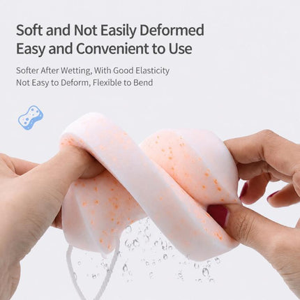 MYONLY Soft PVA Facial Cleansing Sponge with Lanyard and Travel Case Gentle Exfoliating Face Washing Sponge, 15T Seaweed, 15T Pearl, 15T Walnut, 15T Bamboo Charcoal, 15T Wood Pulp, 20T Bayberry, 20T Blueberry, 20T Sweet Orange, 20T Lavender, 20T Green ...