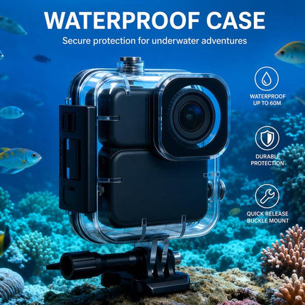 60M Waterproof Case Underwater Housing Shell Protective Cover, For DJI Osmo Nano
