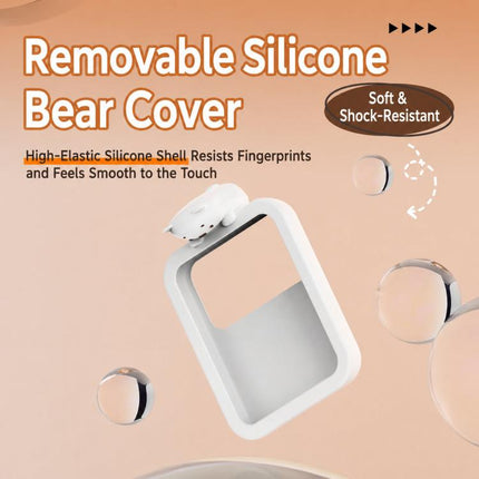 Ajazz AF18 Laptop 2.4G Wireless Numeric Keypad 18 Keys Numpad With Cute Silicone Bear Cover