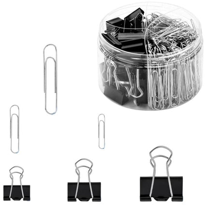 Binder Clips Office Document Paper Ticket Clips Rubber Band Set, Colorful 240pcs /Set, Black 240pcs /Set, Colorful 300pcs /Set, Colorful 350pcs /Set, Pink 380pcs /Set, Black Silver 340pcs /Set