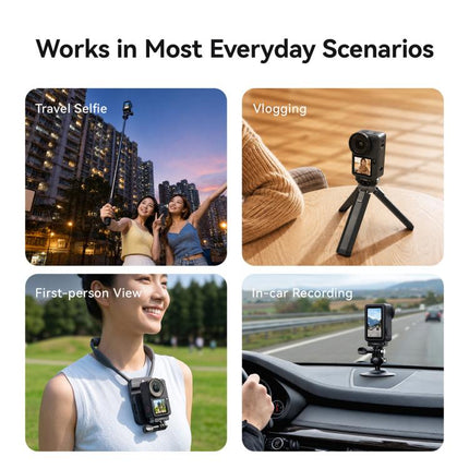 For DJI Osmo Action 6 aMagisn Vertical Shoot Battery Cover Magnetic Quick Release Metal Battery Door