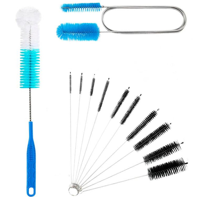 12pcs /Set Glass Tube Cleaning Brush Kit