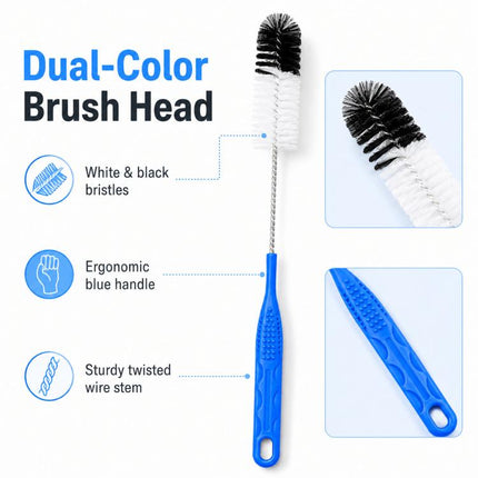 12pcs /Set Glass Tube Cleaning Brush Kit