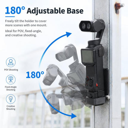 For Insta360 Luna Pro / Ultra Magnetic Mount Holder with 180-degree Adjustable Base