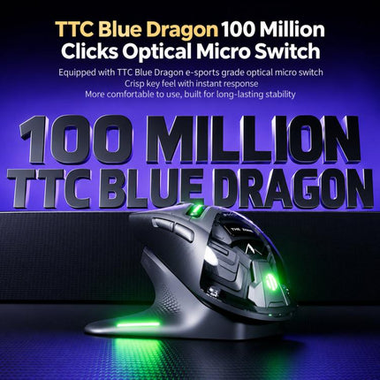 Inphic ZHEN Tri-Mode Wireless Gaming Mouse With OLED Display, Magnetic Charging Dock