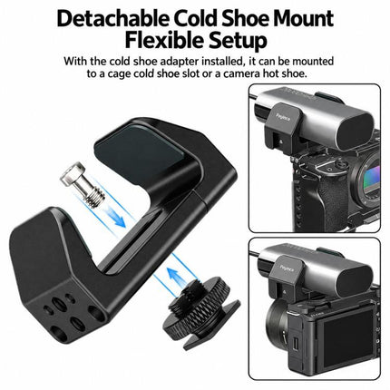 Poyinco Universal Camera Cage/Phone Clamp With Detachable Cold Shoe And 1/4" Dual-Thread Mount
