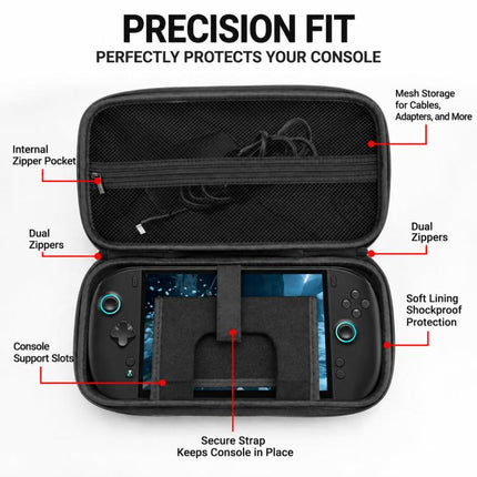 For OneXPlayer 3 G3e Hard EVA Carrying Case Handheld Waterproof Travel Storage Bag
