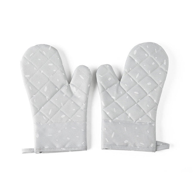 Kitchen Microwave Oven Thickened Silicone Heat-resistant Baking Special Insulation and Anti-scalding Gloves