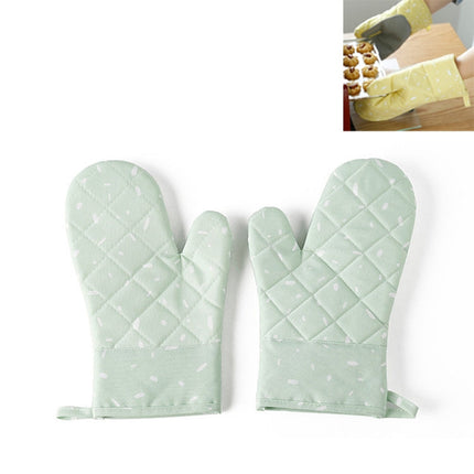 Kitchen Microwave Oven Thickened Silicone Heat-resistant Baking Special Insulation and Anti-scalding Gloves