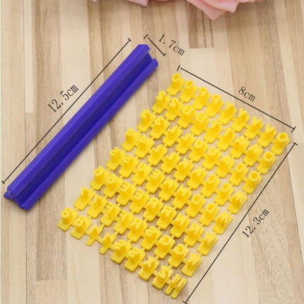 English Alphanumeric Symbol Seal Cookie Mold Movable Type Cake Mold Set