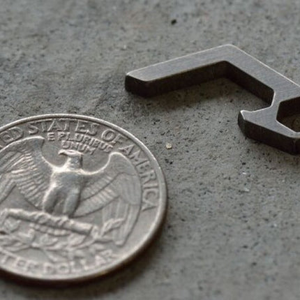 EDC Mini Lightweight Bottle Beer Opener Keyring Pocket Tool Outdoor Camp Hike Utility Gadget, Titanium Alloy, Stainless steel