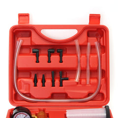 2 in 1 Brake Fluid Bleeder Change Hand Held Vacuum Pistol Pump Tester Kit, 2 in 1 Brake Fluid Bleeder