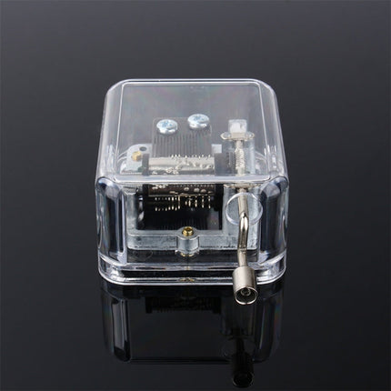 Music Box DIY Craft Vintage Musical Gold Hand Music Boxes