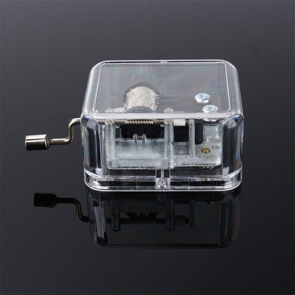 Music Box DIY Craft Vintage Musical Gold Hand Music Boxes