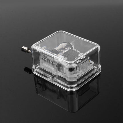 Music Box DIY Craft Vintage Musical Gold Hand Music Boxes