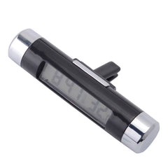 2 in 1 Car Auto Thermometer Clock Calendar LCD Display Screen, Car Auto Thermometer