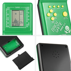 Classic Tetris Brick Game Handheld Game Console, Bulit-in 7 Kinds Games, Random Color Delivery, Brick Game Handheld Game