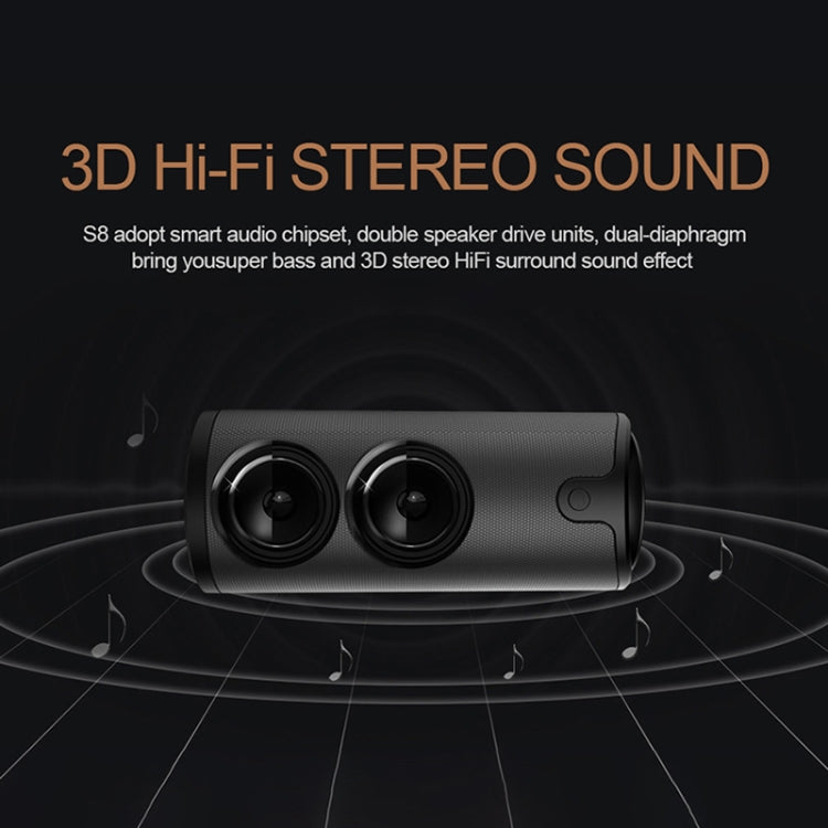 ZEALOT S8 3D Stereo Bluetooth Speaker Wireless Subwoofer Column Portable Touch Control AUX TF Card Playback Handsfree with Mic