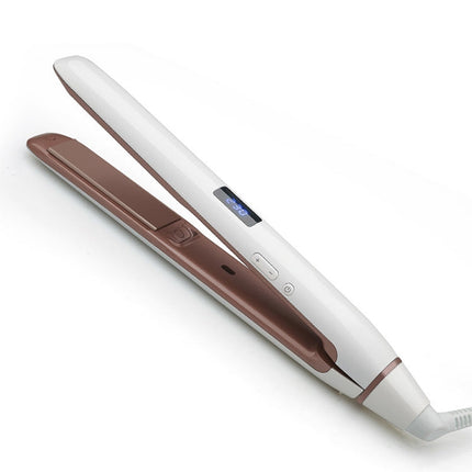 Hair Straightener Iron LED Display Ceramic Coating Plate Ionic Curling Iron, EU