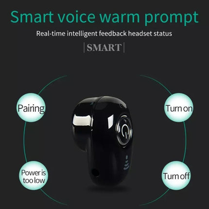 S065 Mini Bluetooth Earphone Earbuds Sport with Mic for All Phone
