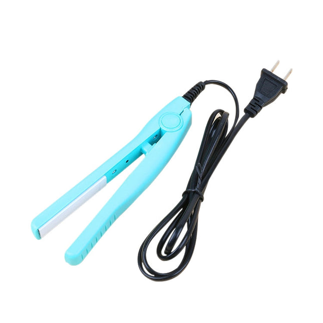 Mini Hair Straightener Ceramic Tourmaline Plates Curler