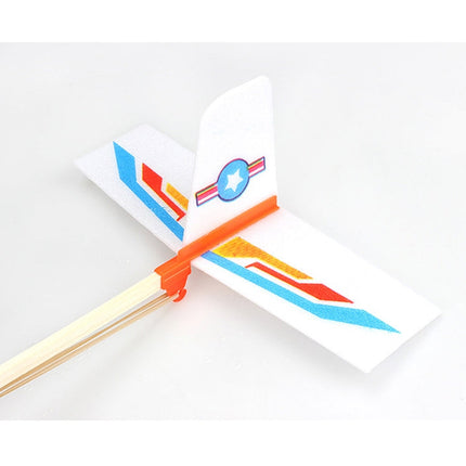 DIY Assemble Rubber Powered Model Plane Glider Aircraft Toy Educational Toys, Random Style Delivery, Plane Glider Toy