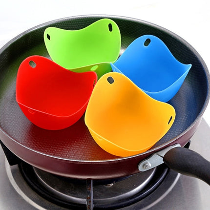 Silicone Egg Cooker Egg Bracket Kitchen Tools Pancake Cookware Bakeware Steam Eggs Plate Tray