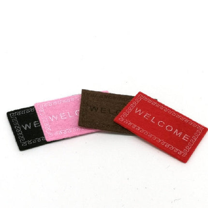 Handmade Simulation Doll House Accessories Welcome Pad Floor Mat Model