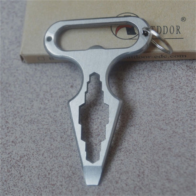 Mini Pocket EDC Stainless Steel Multi-function Self Security Defense Personal Tactical Tool