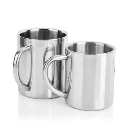 Double Wall Stainless Steel Coffee Mug Portable Termo Cup Travel Tumbler Coffee Jug Milk Tea Beer Cups Double Office Water Mugs, 220ML, 300ML, 400ML