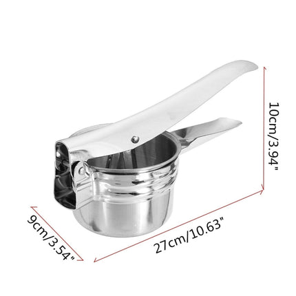 Potato Fruit Vegetable Manual Press Juicer Stainless Steel Crusher Squeezer, Manual Press Juicer