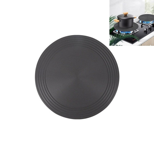 Gas Stove Heat-conducting Plate Kitchen Fast Defrosting Plate Pot Anti-burning Black Heat-conducting Plate, 24cm, 28cm