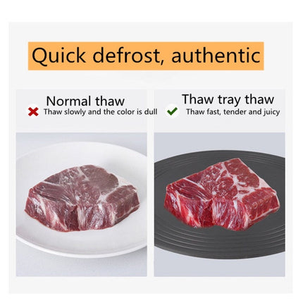 Gas Stove Heat-conducting Plate Kitchen Fast Defrosting Plate Pot Anti-burning Black Heat-conducting Plate, 24cm, 28cm