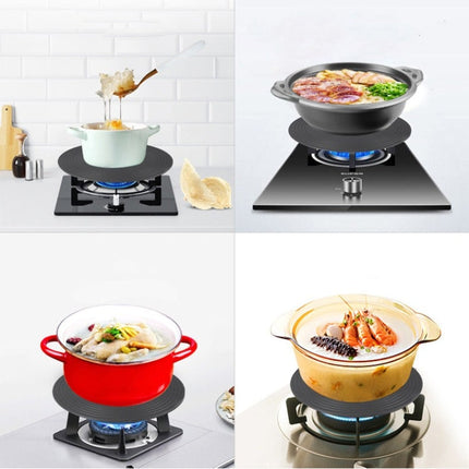 Gas Stove Heat-conducting Plate Kitchen Fast Defrosting Plate Pot Anti-burning Black Heat-conducting Plate, 24cm, 28cm