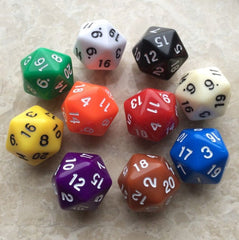 50 PCS Polyhedron Outdoor Bar Family Party Game Dice Board Game Accessories