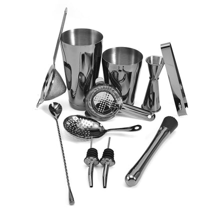 11 in 1 Cocktail Mixing Set Wine Filter Filter, Rose Gold, Gold, Silver, Black