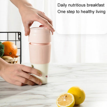 Portable Juicer Mini Electric Blender Portable Juicer, Style 2 (Navy Blue), Style 2 (Pink)