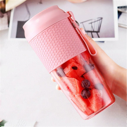 Portable Juicer Mini Electric Blender Portable Juicer, Style 2 (Navy Blue), Style 2 (Pink)