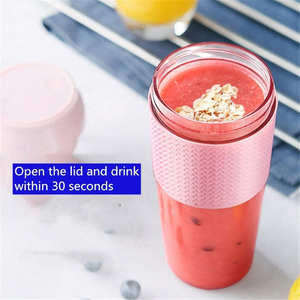 Portable Juicer Mini Electric Blender Portable Juicer, Style 2 (Navy Blue), Style 2 (Pink)