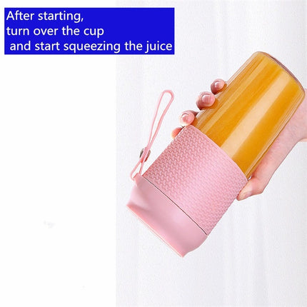 Portable Juicer Mini Electric Blender Portable Juicer, Style 2 (Navy Blue), Style 2 (Pink)