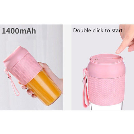 Portable Juicer Mini Electric Blender Portable Juicer, Style 2 (Navy Blue), Style 2 (Pink)