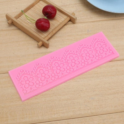 DIY Baking Tools Lace Silicone Moulds Fondant Cake Surrounding Decoration Tools Chocolate Mould, Lace Silicone Moulds