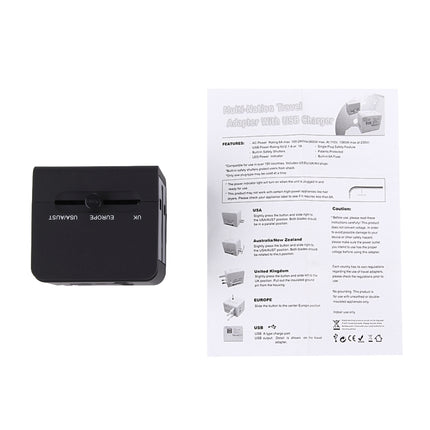 5V 2.1A Dual USB Power Socket Charger Adapter, UK / EU / US / AU Plug, 5V 2.1A