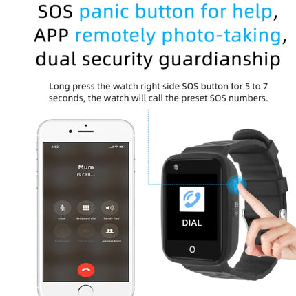 REACHFAR RF-V46-A GPS Smart Tracker WatchBand, Support SOS / Camera / Health Management / 4G LTE / Blood Pressure / Heart Rate, For Asia / Europe / Africa / Australia, RF-V46-A